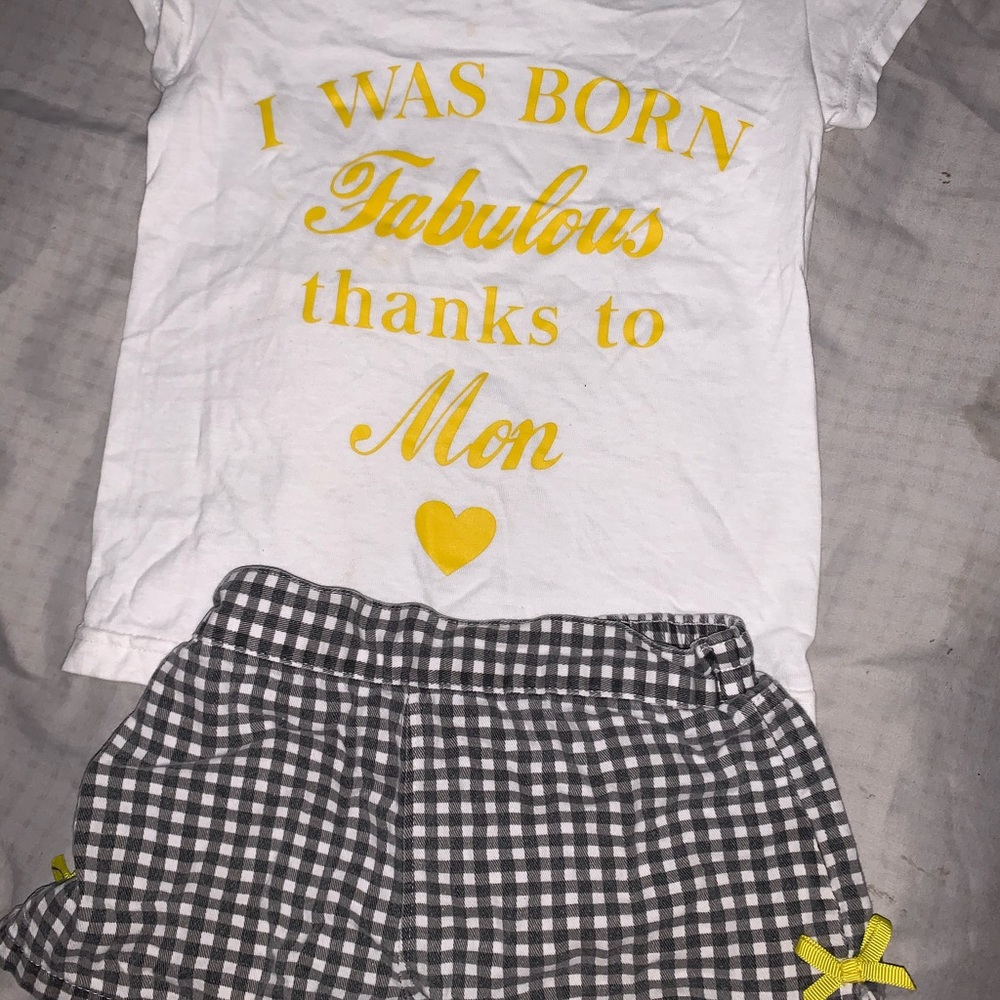 ❣️GIRLS❣️ black & yellow outfit